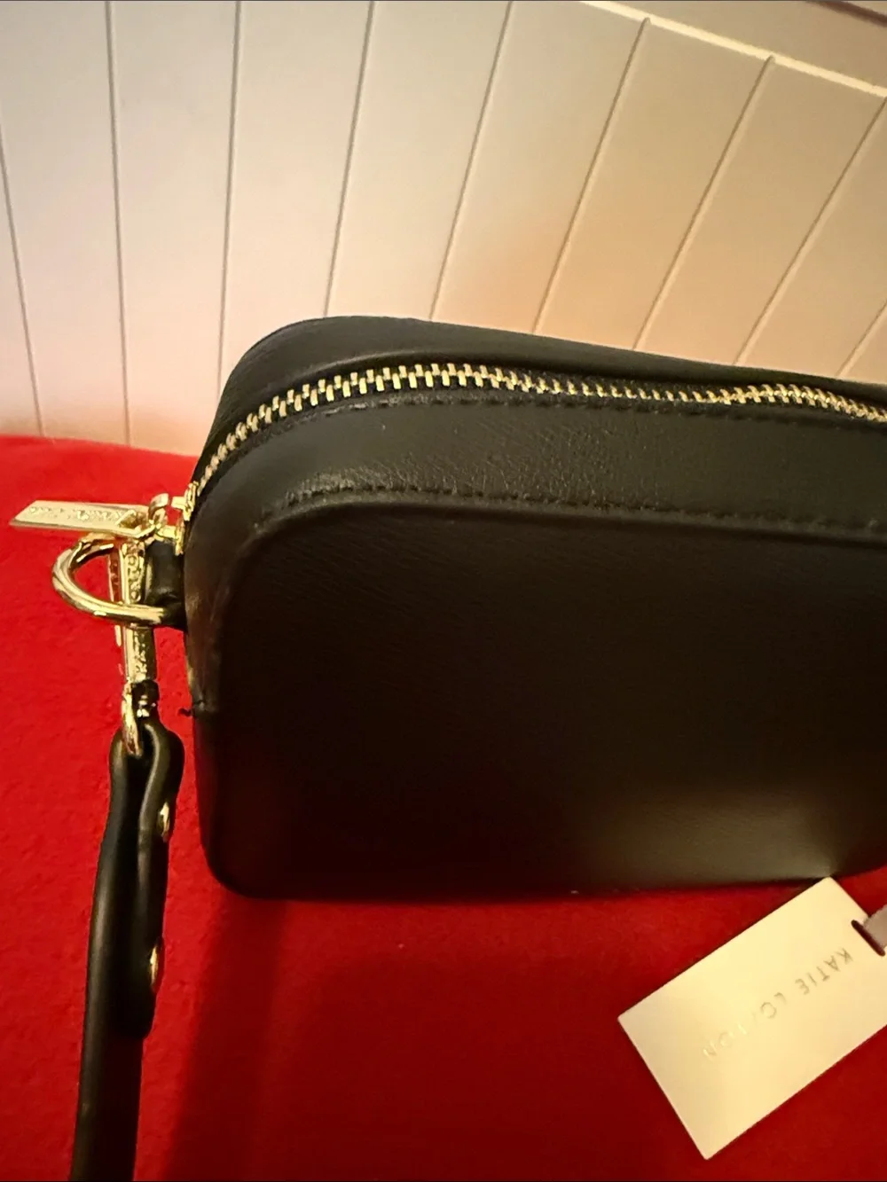 Katie Loxton Avery Small Crossbody Bag Vegan Leather Black